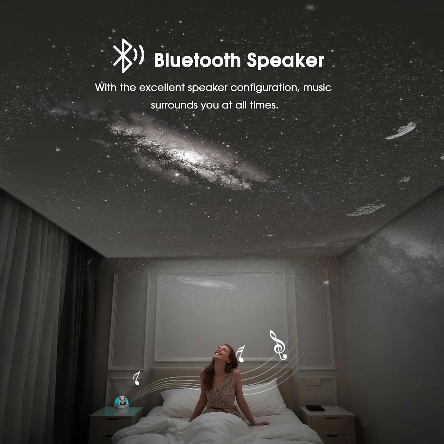 Galaxy Projector Night Light 12 in 1 Star Projector Night Light | Storage Case, Solar System Constellation Moon, LED Space Galaxy Lamp with Timer, for Kids Adults Bedroom Theater