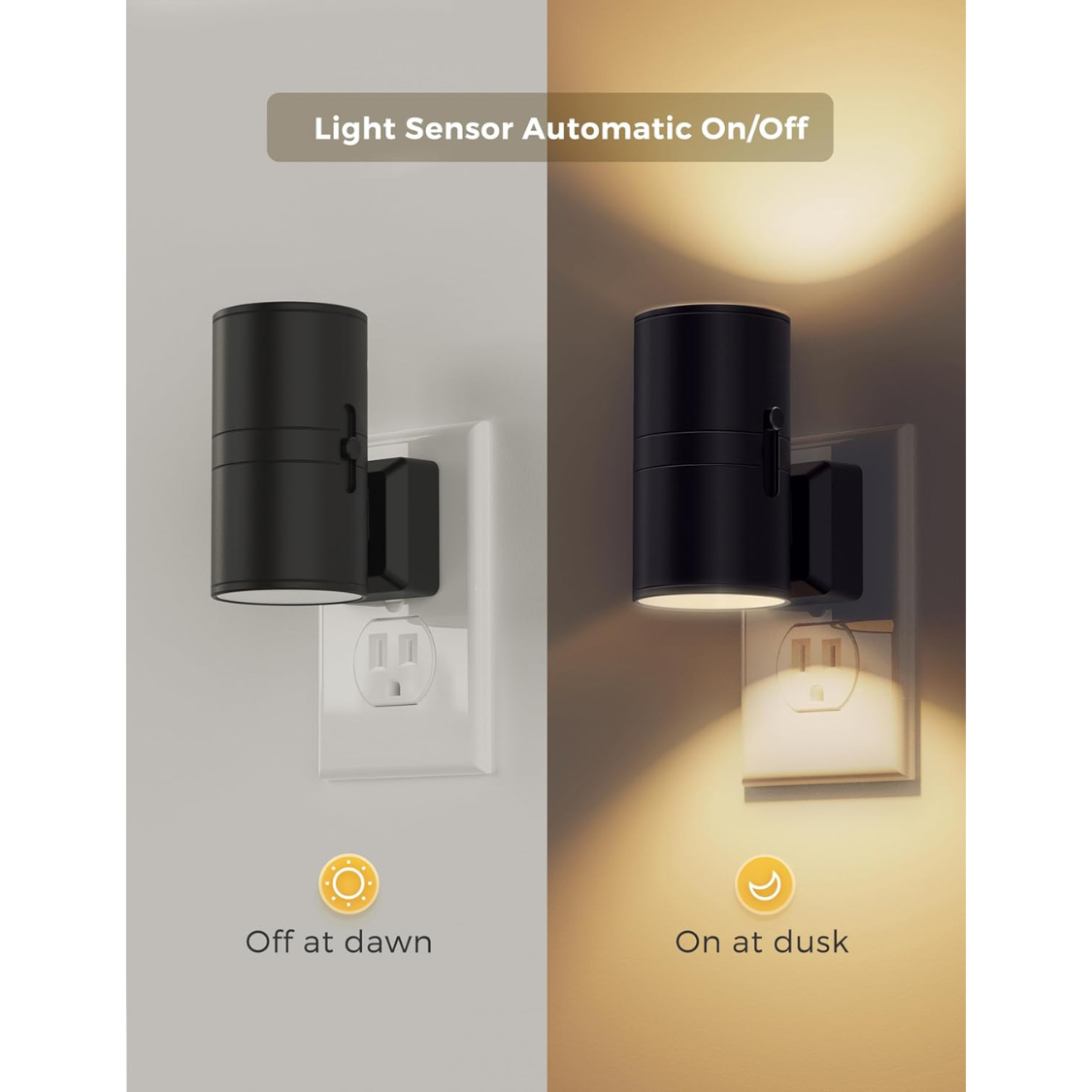 LED Night Light Plug in Modern Night Lights Plug
