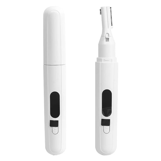 1Pcs Electric Eyebrow Trimmer Face Hair Remover Mini Portable Women Body Shaver Neck Lip Arms and Legs Hairs Removal Blade Razor