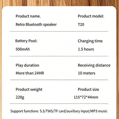Mini Portable Karaoke Machine with Wireless Microphones