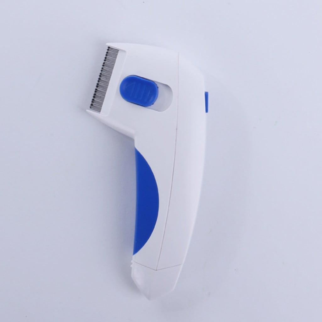 Electronic Pet Lice Remover Comb, Flea Comb for Dogs Cats, Rechargeable Electric Flea Removal Brush for Pet Grooming Cleaning