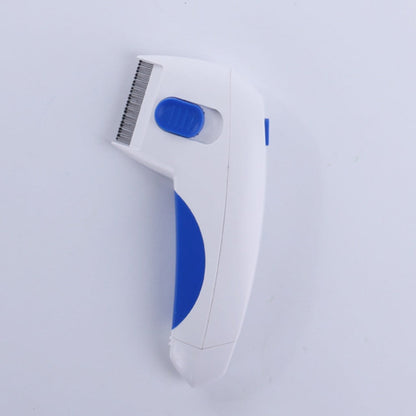 Electronic Pet Lice Remover Comb, Flea Comb for Dogs Cats, Rechargeable Electric Flea Removal Brush for Pet Grooming Cleaning