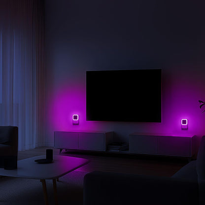 Night Light, Night Lights Plug into Wall 4-Pack, Pink Plug in Night Light, Dusk to Dawn Night Lamp Led Night Lights for Bedroom, Bathroom, Hallway