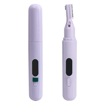 1Pcs Electric Eyebrow Trimmer Face Hair Remover Mini Portable Women Body Shaver Neck Lip Arms and Legs Hairs Removal Blade Razor