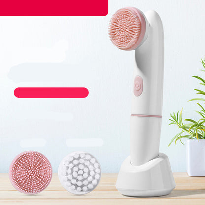 Electric Silicone Facial Cleanser, Facial Cleansing Brush, Beauty Instrument Pore Cleaner