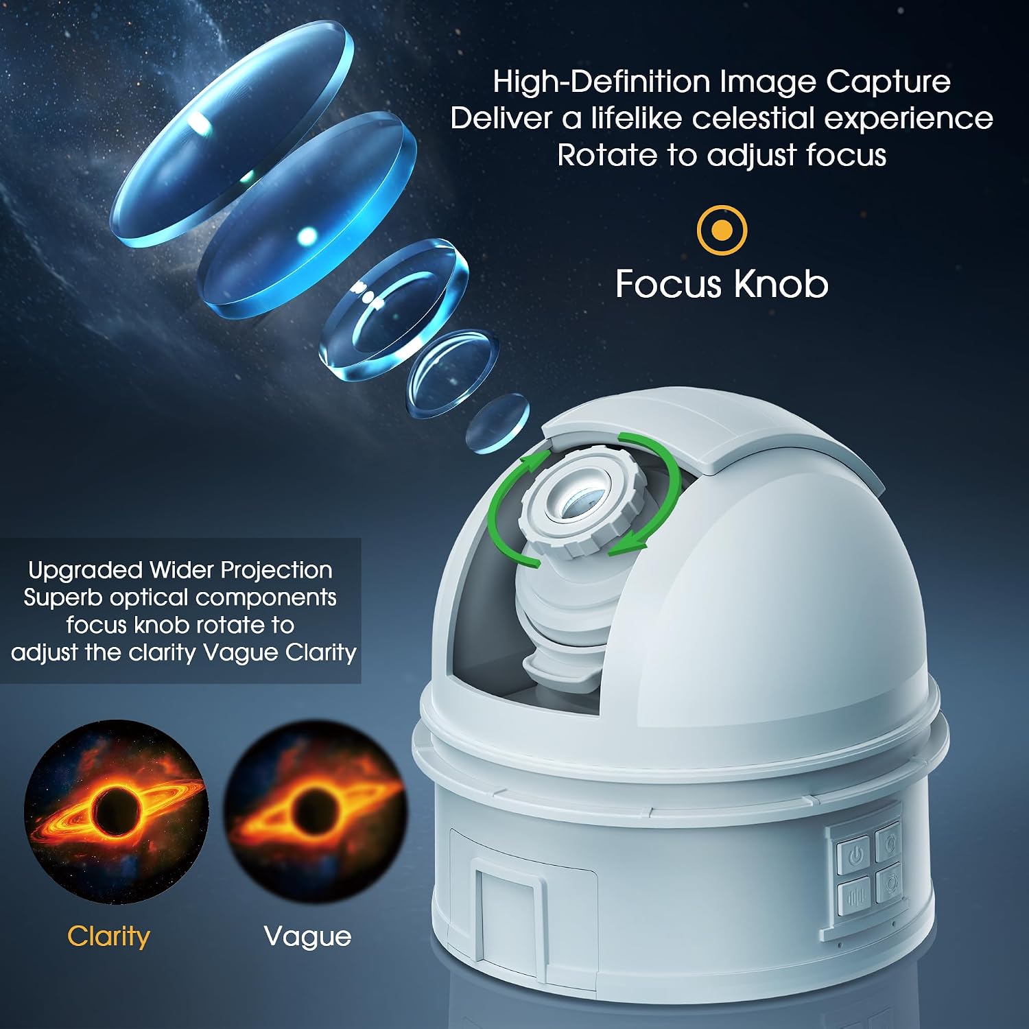 Galaxy Projector Night Light 12 in 1 Star Projector Night Light | Storage Case, Solar System Constellation Moon, LED Space Galaxy Lamp with Timer, for Kids Adults Bedroom Theater