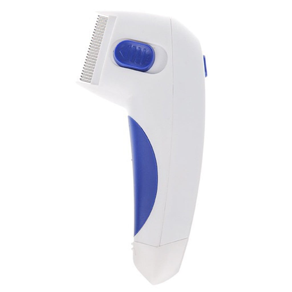Electronic Pet Lice Remover Comb, Flea Comb for Dogs Cats, Rechargeable Electric Flea Removal Brush for Pet Grooming Cleaning