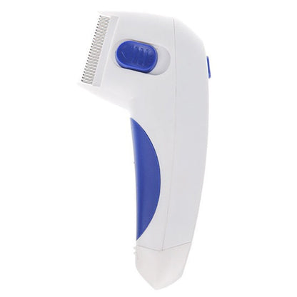 Electronic Pet Lice Remover Comb, Flea Comb for Dogs Cats, Rechargeable Electric Flea Removal Brush for Pet Grooming Cleaning