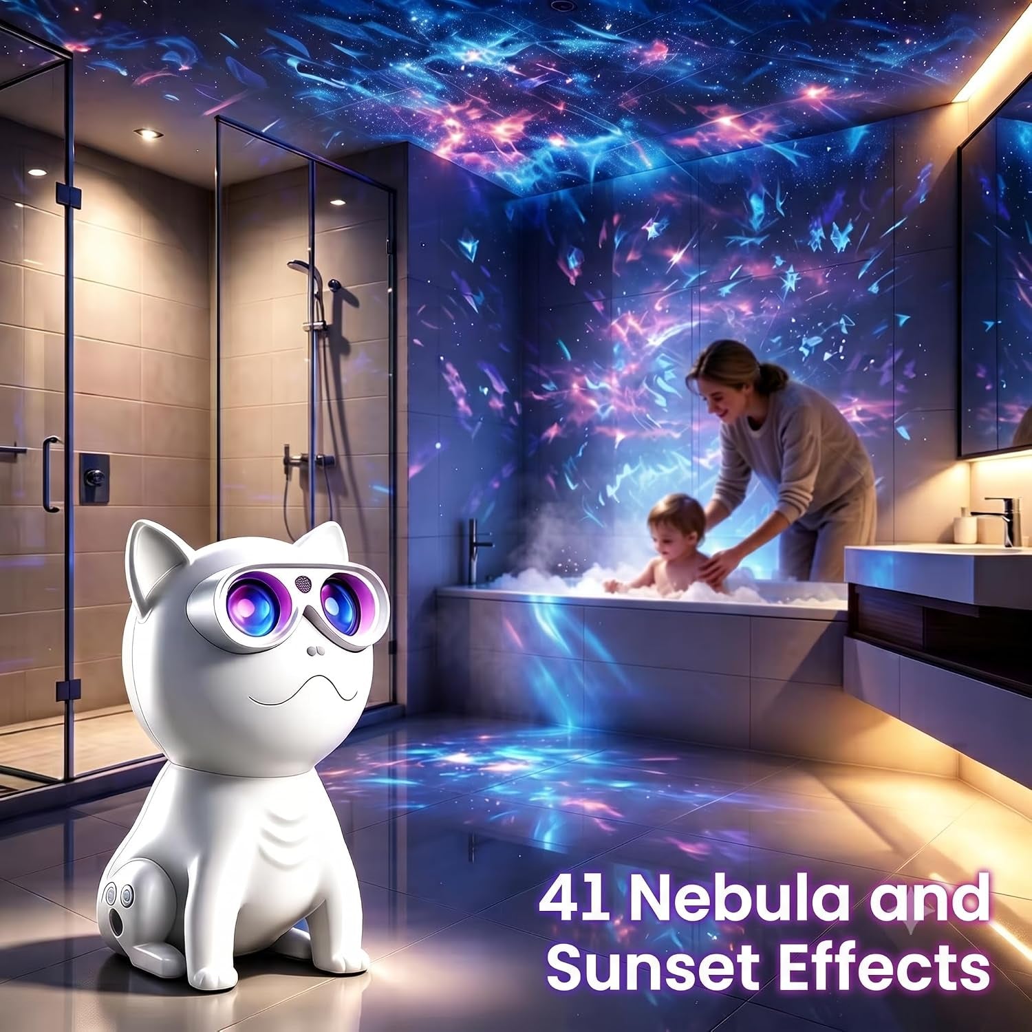 Galaxy Projector for Bedroom, Night Light for Kids Girls Gift, Room Decor | Light Projector with Remote and Timer, Birthday Christmas Party Gifts for Teens Boys, Adjustable Brightness