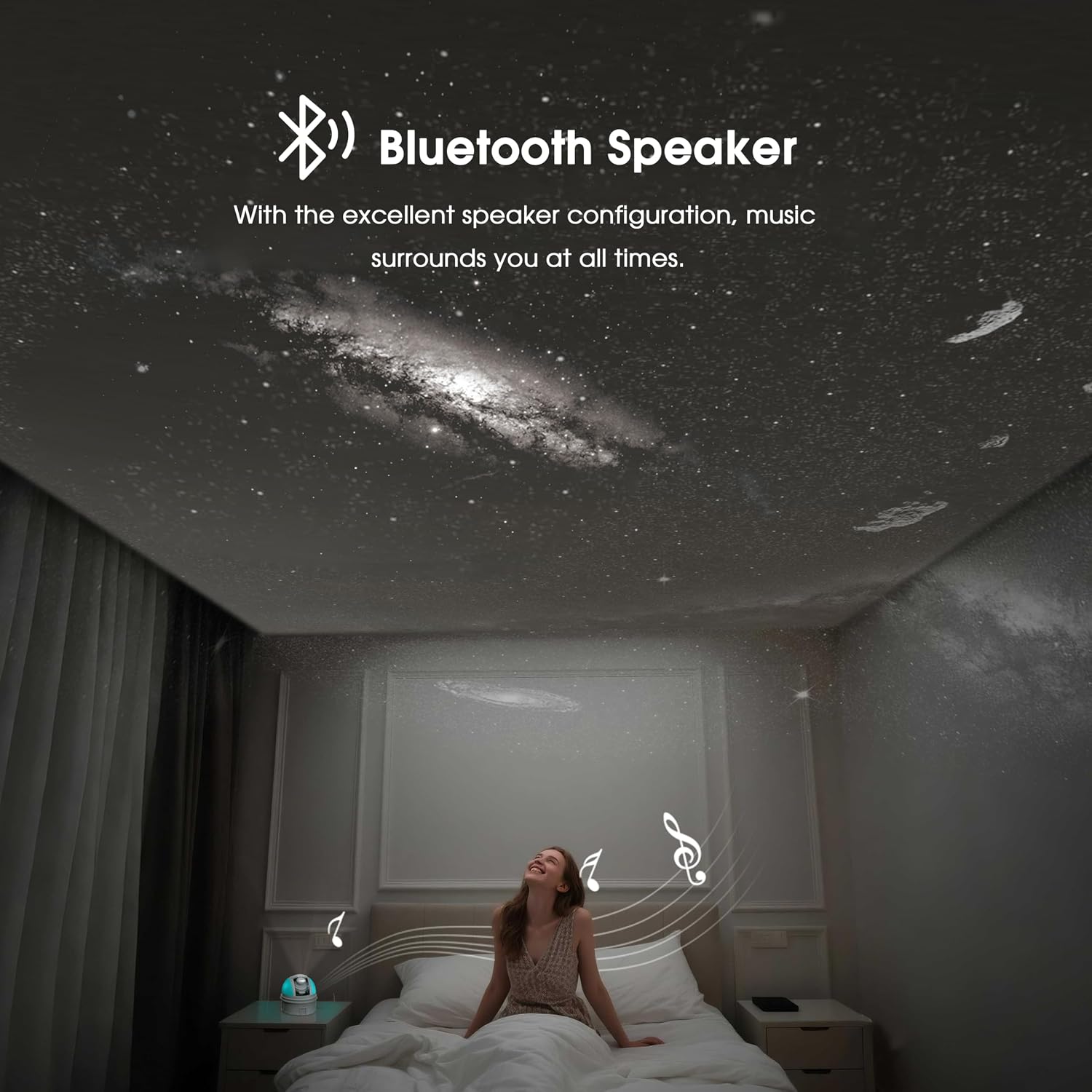 Galaxy Projector Night Light 12 in 1 Star Projector Night Light | Storage Case, Solar System Constellation Moon, LED Space Galaxy Lamp with Timer, for Kids Adults Bedroom Theater