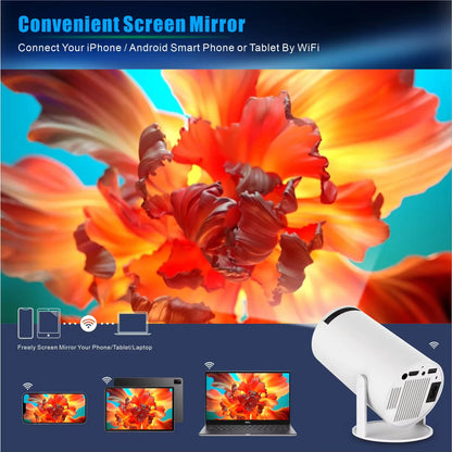 HY300 PK 2026 NEW HY300 PRO Proyector Android 11 HD Video Projecteur Full HD 720P Office Home Smart Portable Mini Projectors
