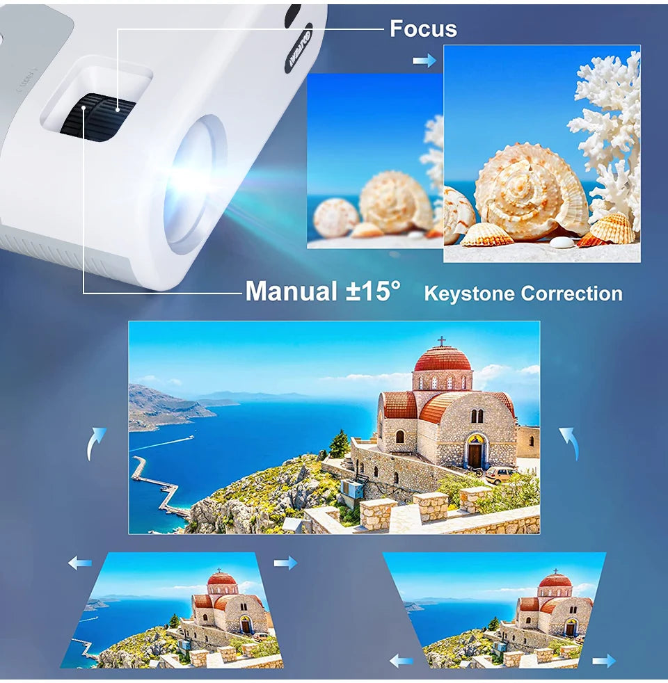 DP02W Mini Projectors Wifi 5 Mirror Screen Bluetooth Support Full HD 1080P Projector 4K LED Home Theater Beamer