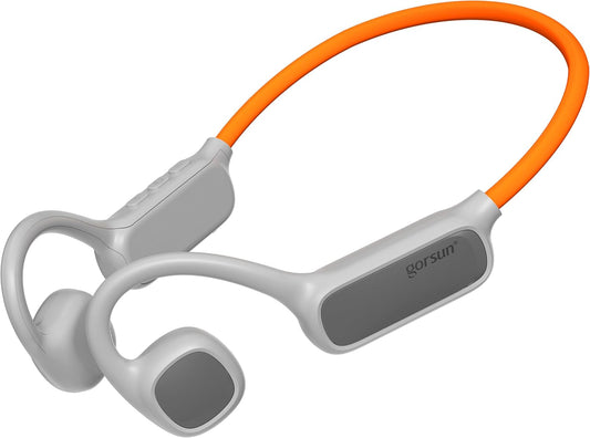 Open Ear Headphones, Air Conduction Headphones Bluetooth 5.4, Wireless Headphones with LED Beacon String, 10H Playtime, Sports Headphone for Running & Outdoor
