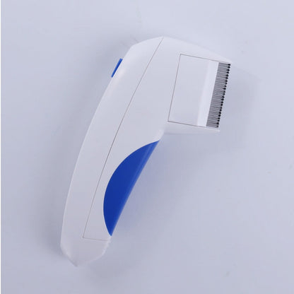 Electronic Pet Lice Remover Comb, Flea Comb for Dogs Cats, Rechargeable Electric Flea Removal Brush for Pet Grooming Cleaning