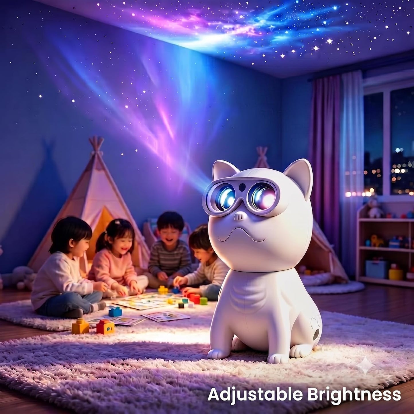 Galaxy Projector for Bedroom, Night Light for Kids Girls Gift, Room Decor | Light Projector with Remote and Timer, Birthday Christmas Party Gifts for Teens Boys, Adjustable Brightness